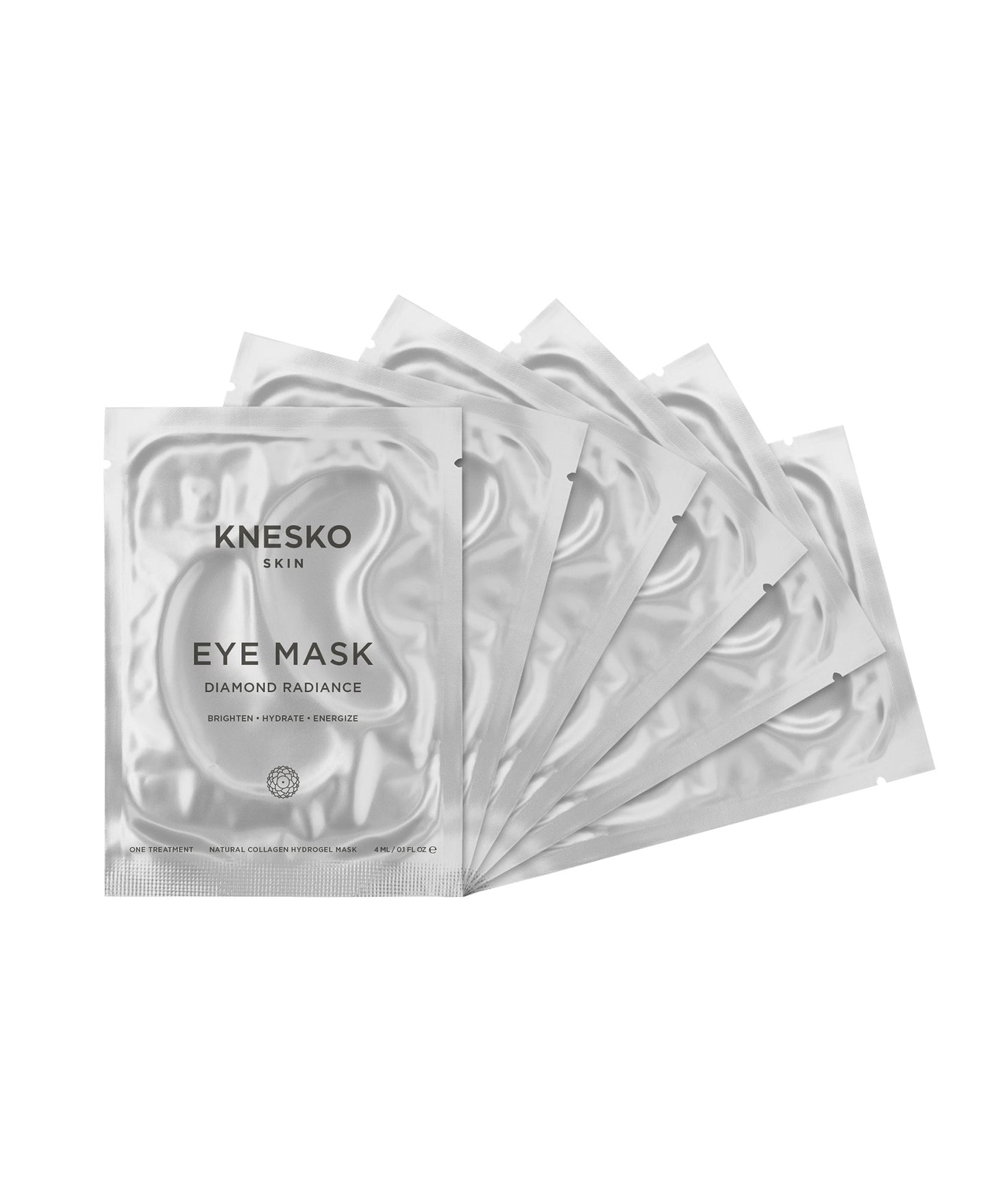 6 Diamond Radiance Collagen Eye Masks.