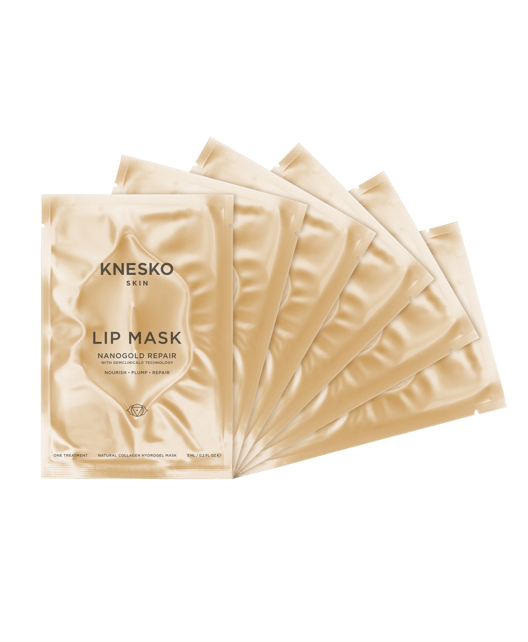 6 Nano Gold Repair Lip Masks.