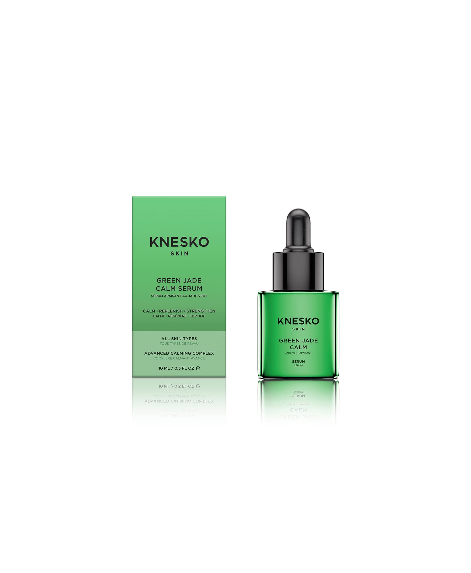 green jade serum outisde packaging