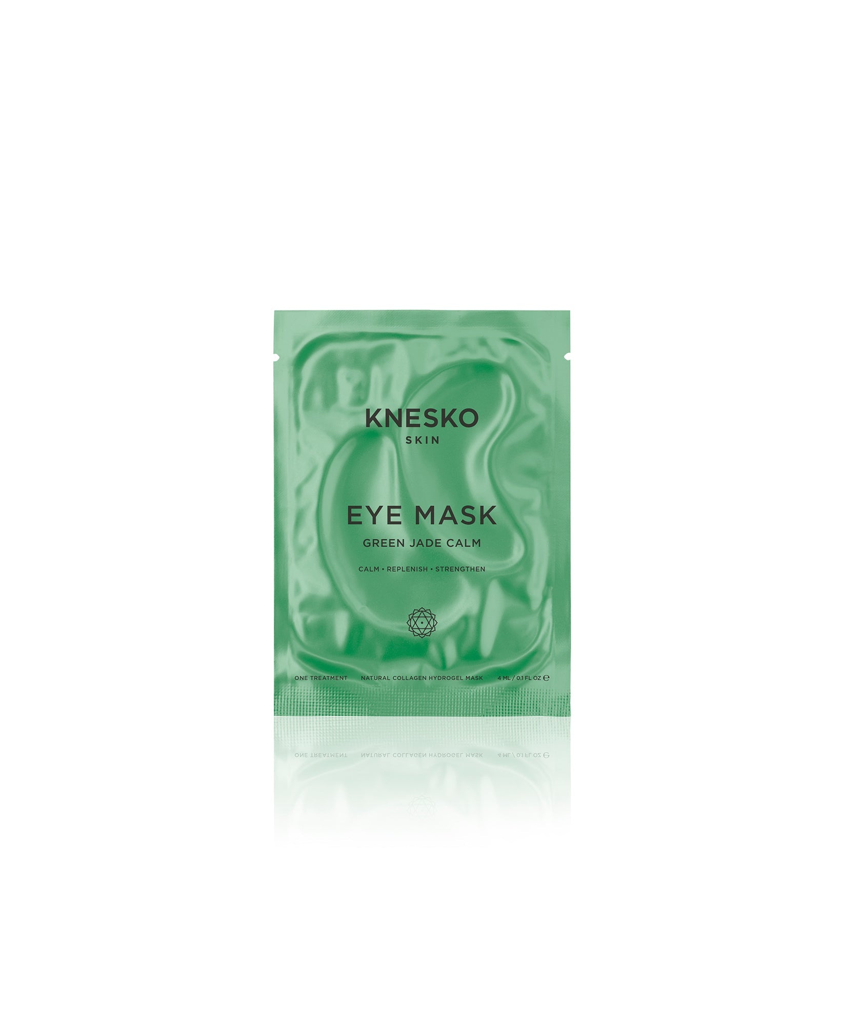 green jade eye mask packaging