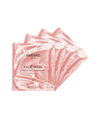 4 Rose Quartz Antioxidant Collagen Face Masks.