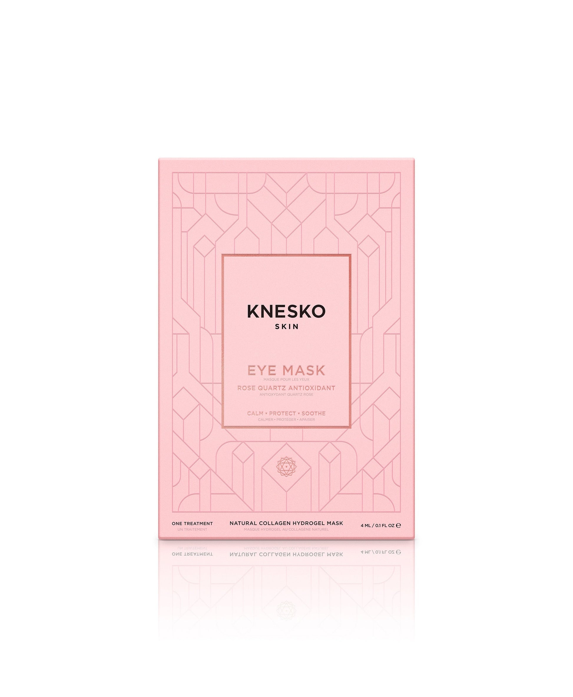 Rose Quartz Antioxidant Collagen Eye Mask box.