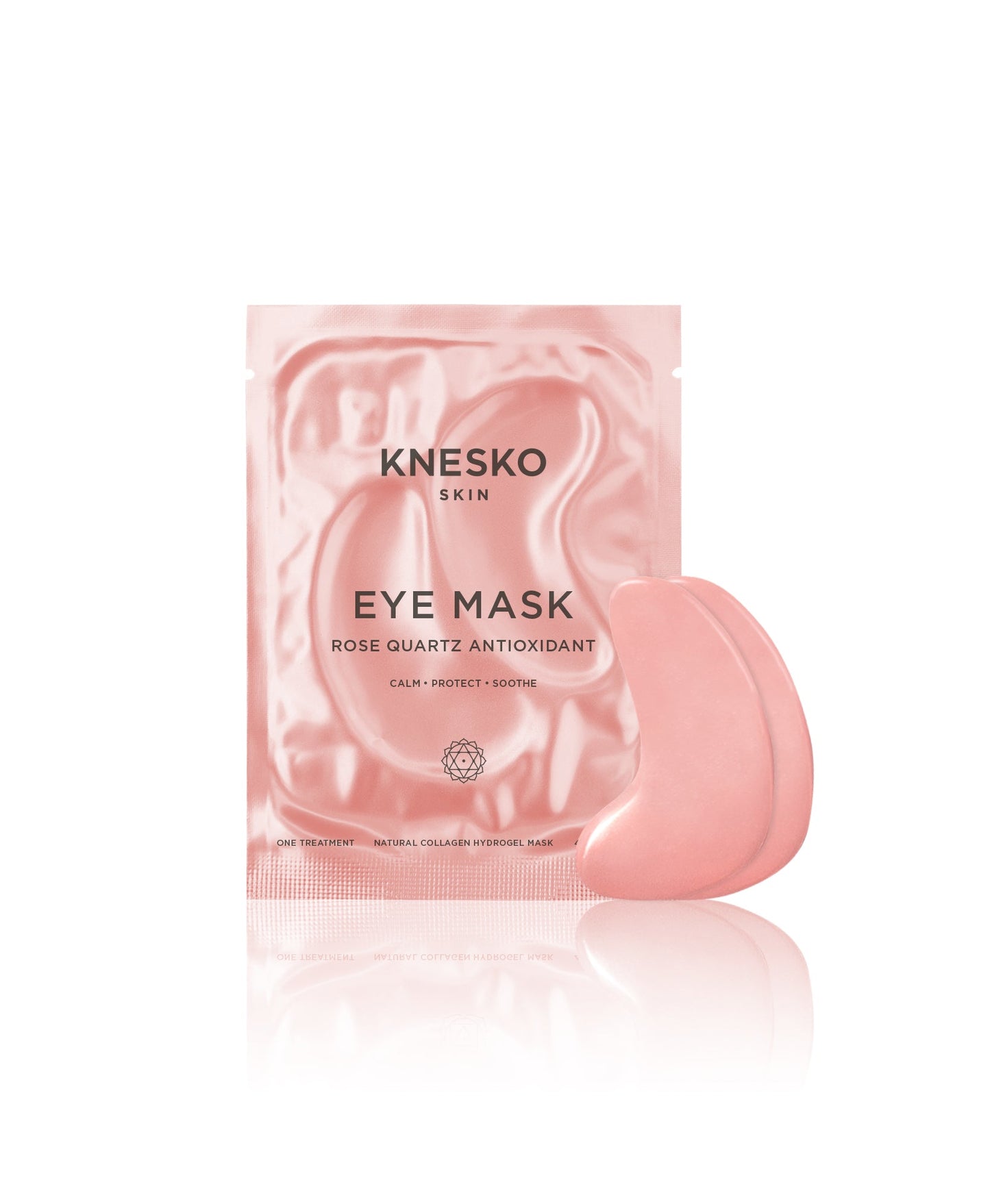 Rose Quartz Antioxidant Collagen Eye Mask.